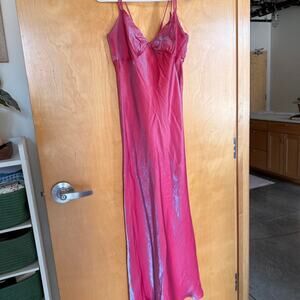 Shimmery pink midi dress from